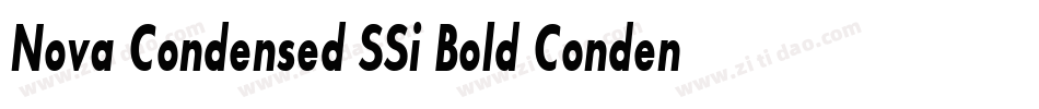 Nova Condensed SSi Bold Condensed字体转换